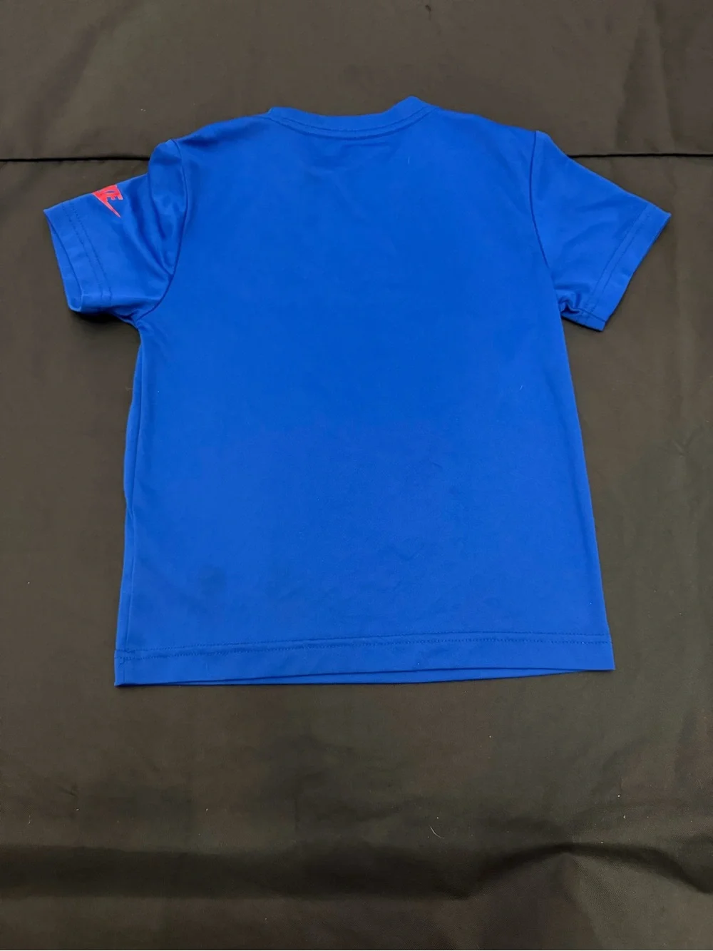 Nike Youth Short Sleeve Tee in Bright Blue with White Logo